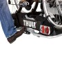 Thule EuroPower 915 Fahrradträger für Anhängerkupplung mit Fußbedienung zum Abklappen.