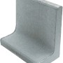 Grauer Diephaus L-Stein unbewehrt, 50x50x30x7 cm, zur Beet- und Böschungsbefestigung.