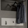 Inn.Furn Garderobenpaneel Set in Weiß und Grau 80 cm Cooper_3