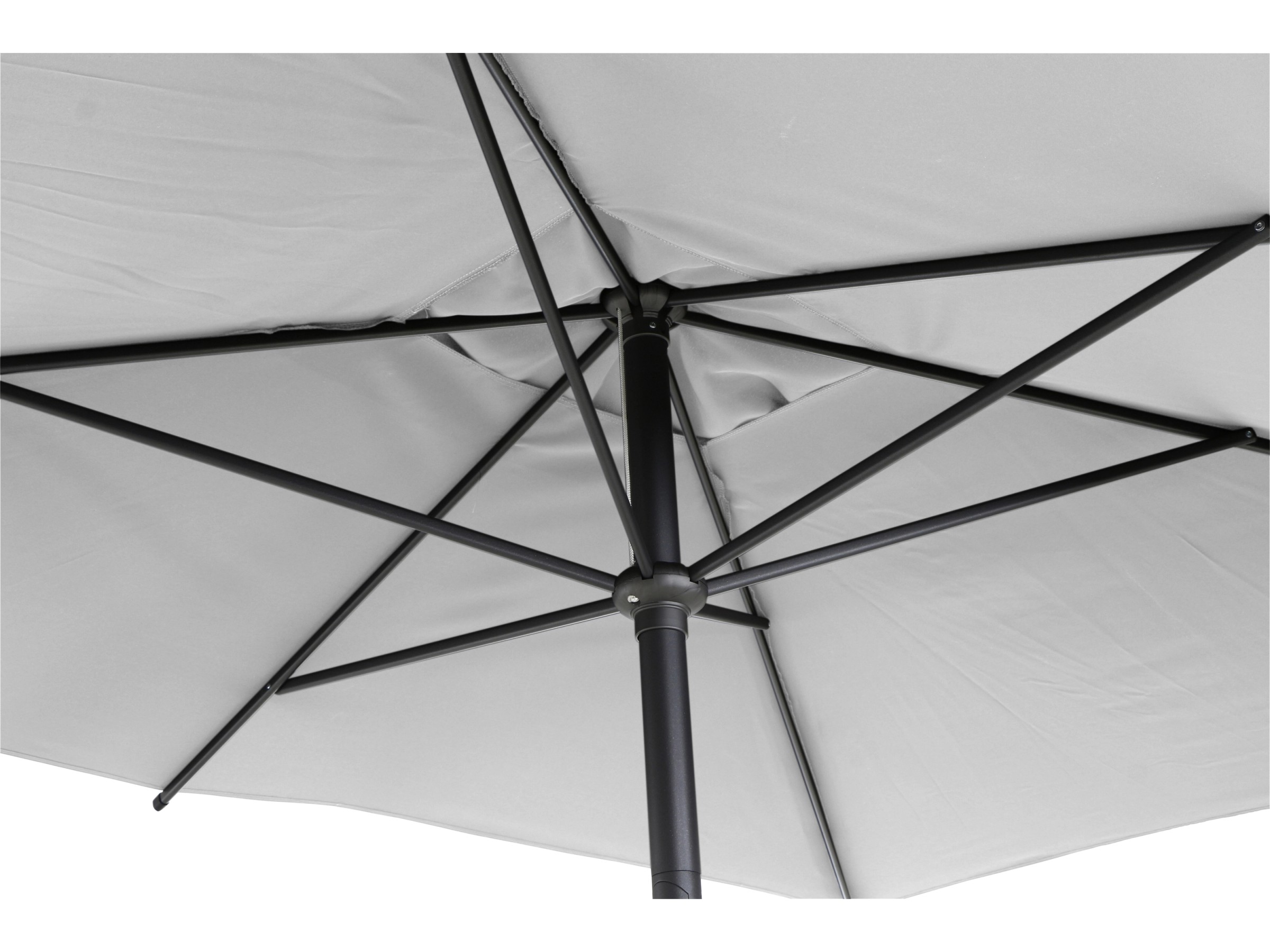 Chickwin Terrassen Tischdecke Mit Sonnenschirm Loch – Wasserdicht, Schwarzer Marmor Look | Größe M