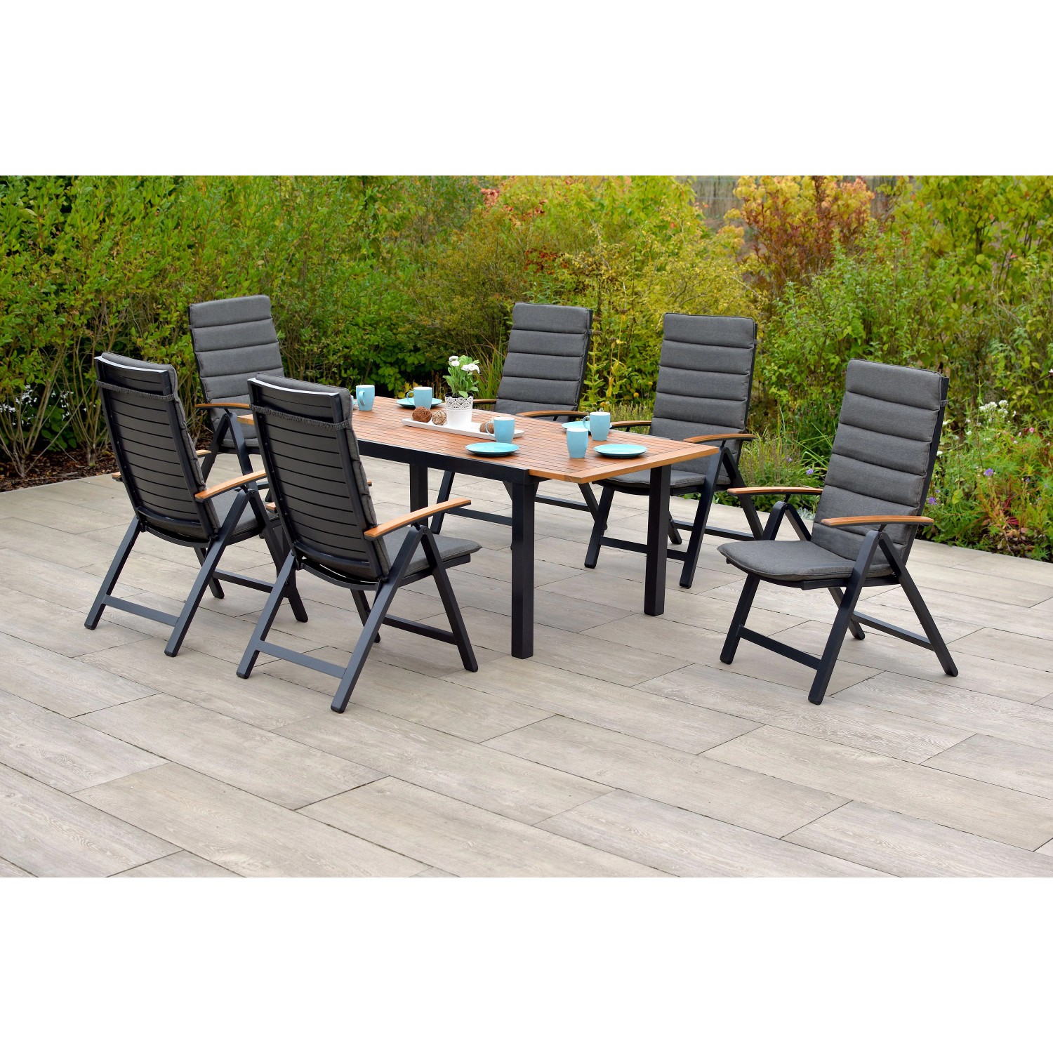 Merxx GartenmöbelSet Astros 13teilig 150/200 cm x 90 cm kaufen bei OBI
