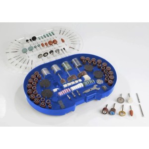 Westfalia Universal Schleif-Trenn-Polierset 278 Teile Blau Kunststoff
