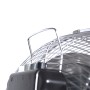 Detailaufnahme: TroniTechnik Bodenventilator Windmaschine mit Geschwindigkeitsstufen und Schutzgitter.
