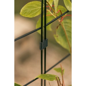 Upyard Modulares Rankgitter 120 cm x 25 cm Schwarz