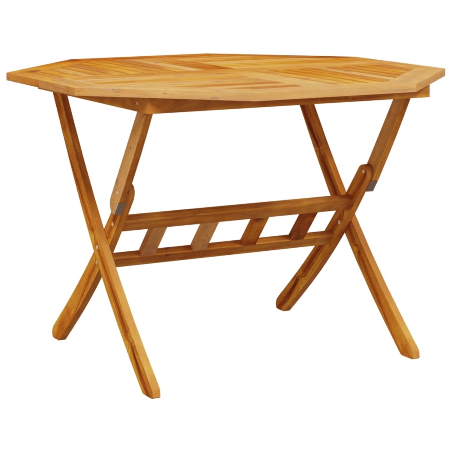 vidaXL Gartentisch Klappbar Ø110x75 cm Massivholz Akazie 4004911 günstig online kaufen