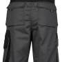 Hans Schäfer Athos Arbeitshose Short, grau-schwarz, Gr. 48, mit Taschen hinten und an den Seiten.