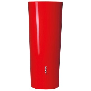 Garantia Regenwasser-Behälter 2in1 Color 350 l Tomato, rote Regentonne mit Messinghahn