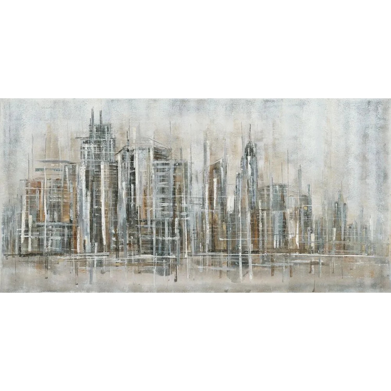 Art Universe Leinwandbild New York Abstrakt 70 x 140 cm