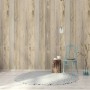 Grosfillex Nordic 3D Dekor-Paneele als Wandverkleidung im Raum mit Stuhl und Teppich.