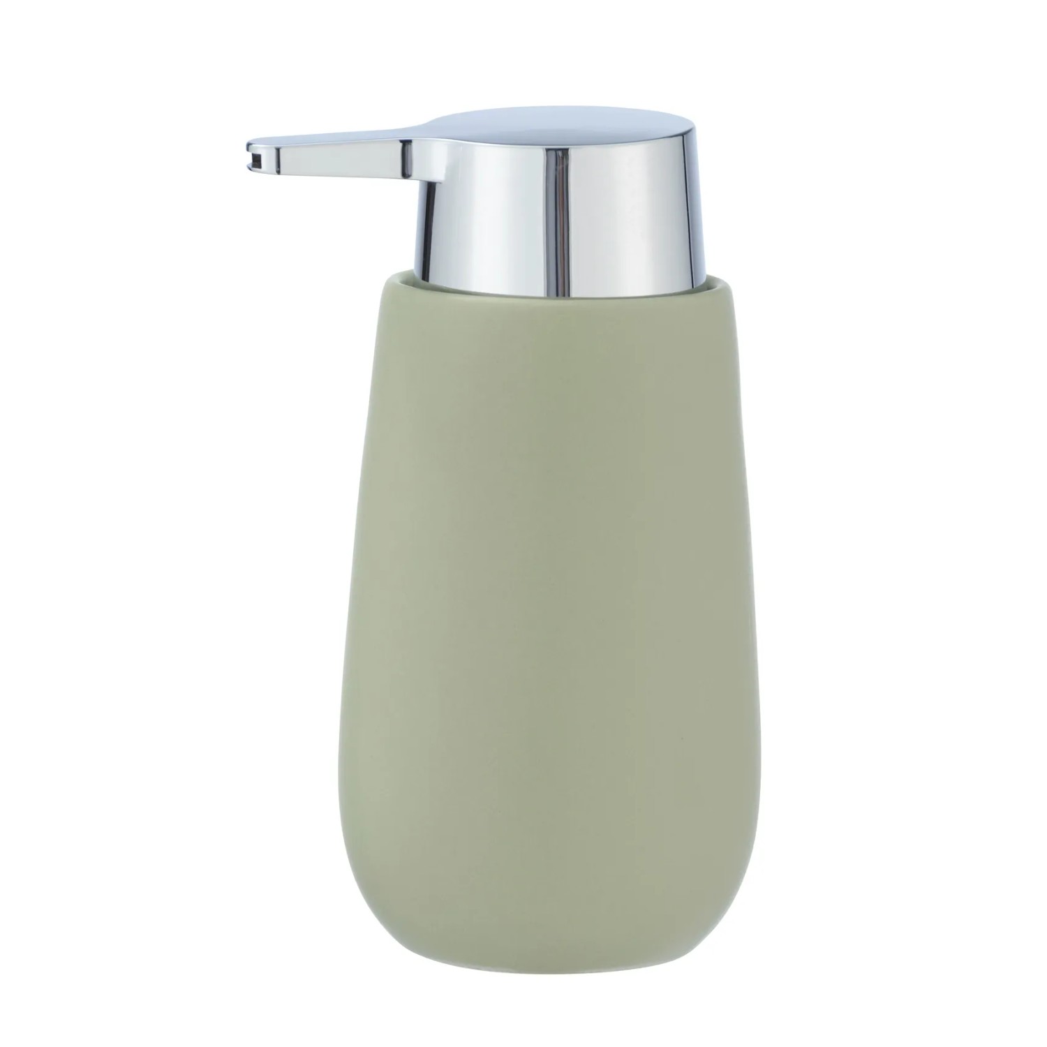 Wenko Seifenspender Badi, lindgrün, Keramik, 320ml. Flüssigseife oder Lotion.