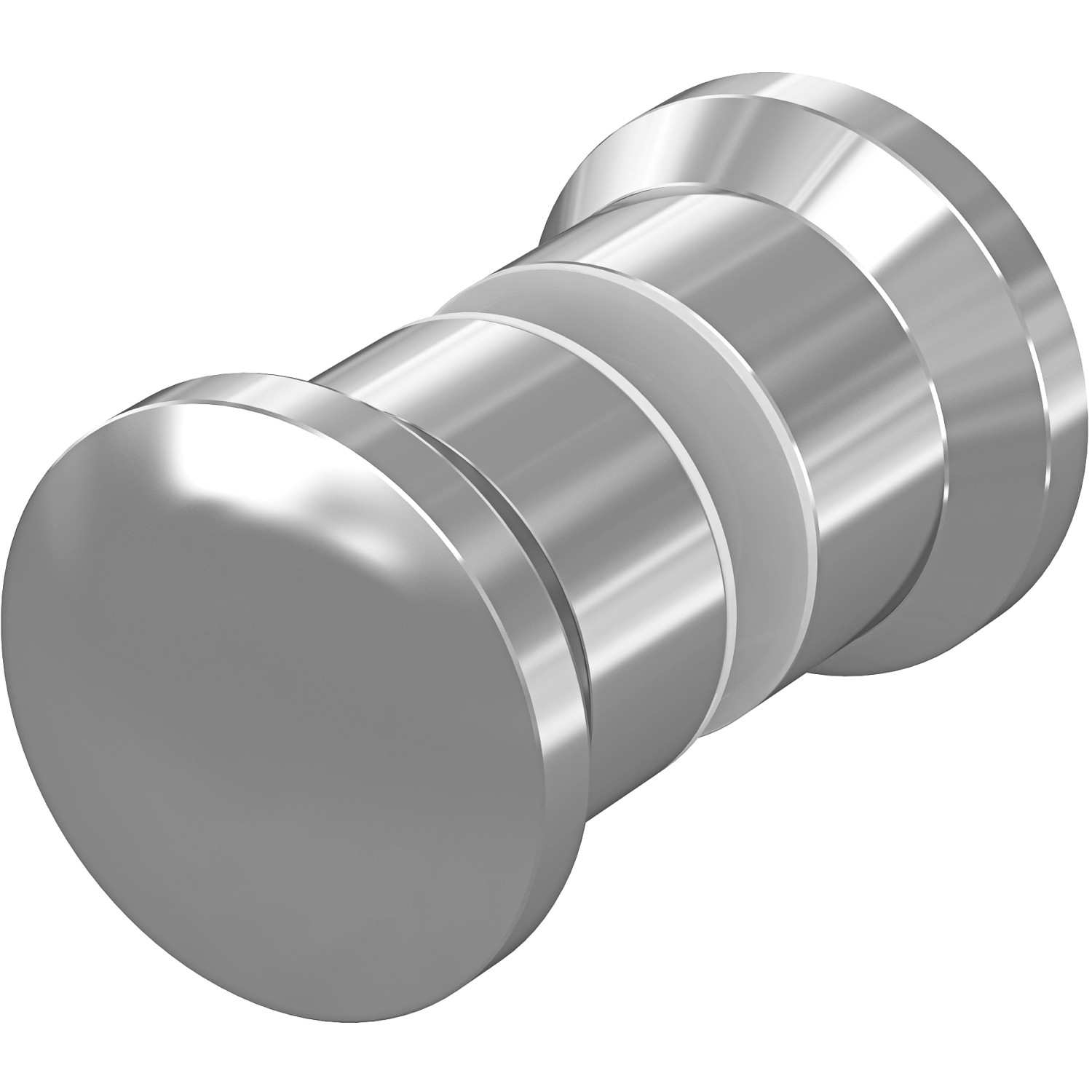 baliv Dusch-Handgriff Rund Metall Verchromt