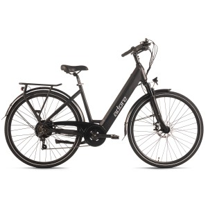 ADORE E-Citybike 28 Zoll Alu Cityfahrrad CV-180 Heckmotor 50NM 15Ah Schwarz