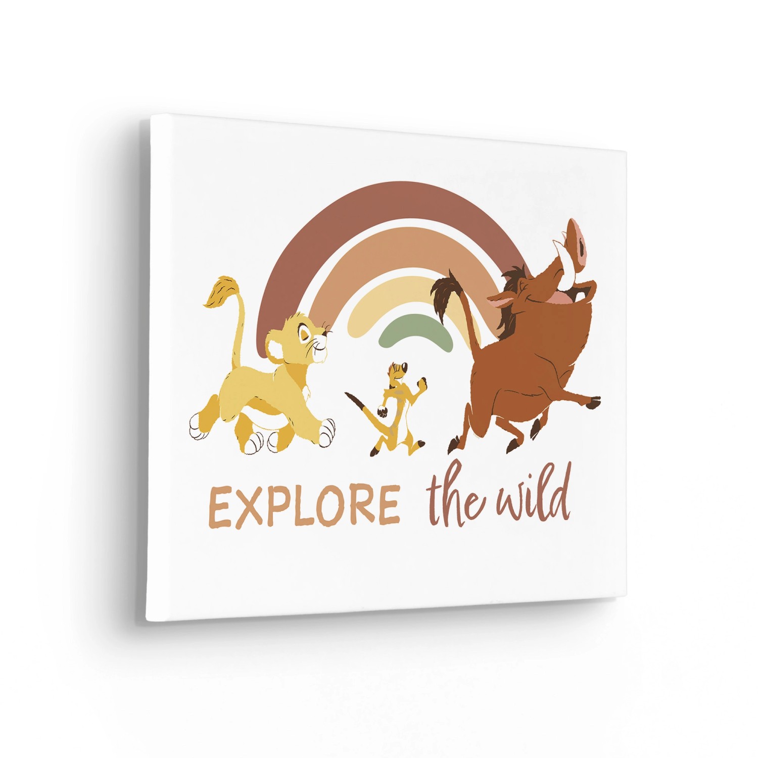 Komar Keilrahmenbild Disney The Lion King Explore the Wild Bunt günstig online kaufen