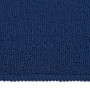 Nahaufnahme einer marineblauen PP Stufenmatte mit feiner Schlingenstruktur und sauberer Kante.