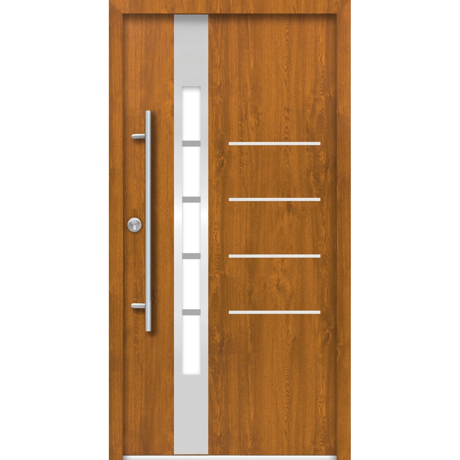 Splendoor Thermospace Haustür Berlin Prime Golden Oak 210x110 cm L günstig online kaufen