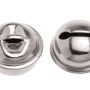 Zwei silberfarbene Rollenglöckchen, 12 mm, für Schmuckbasteln und Dekoration.