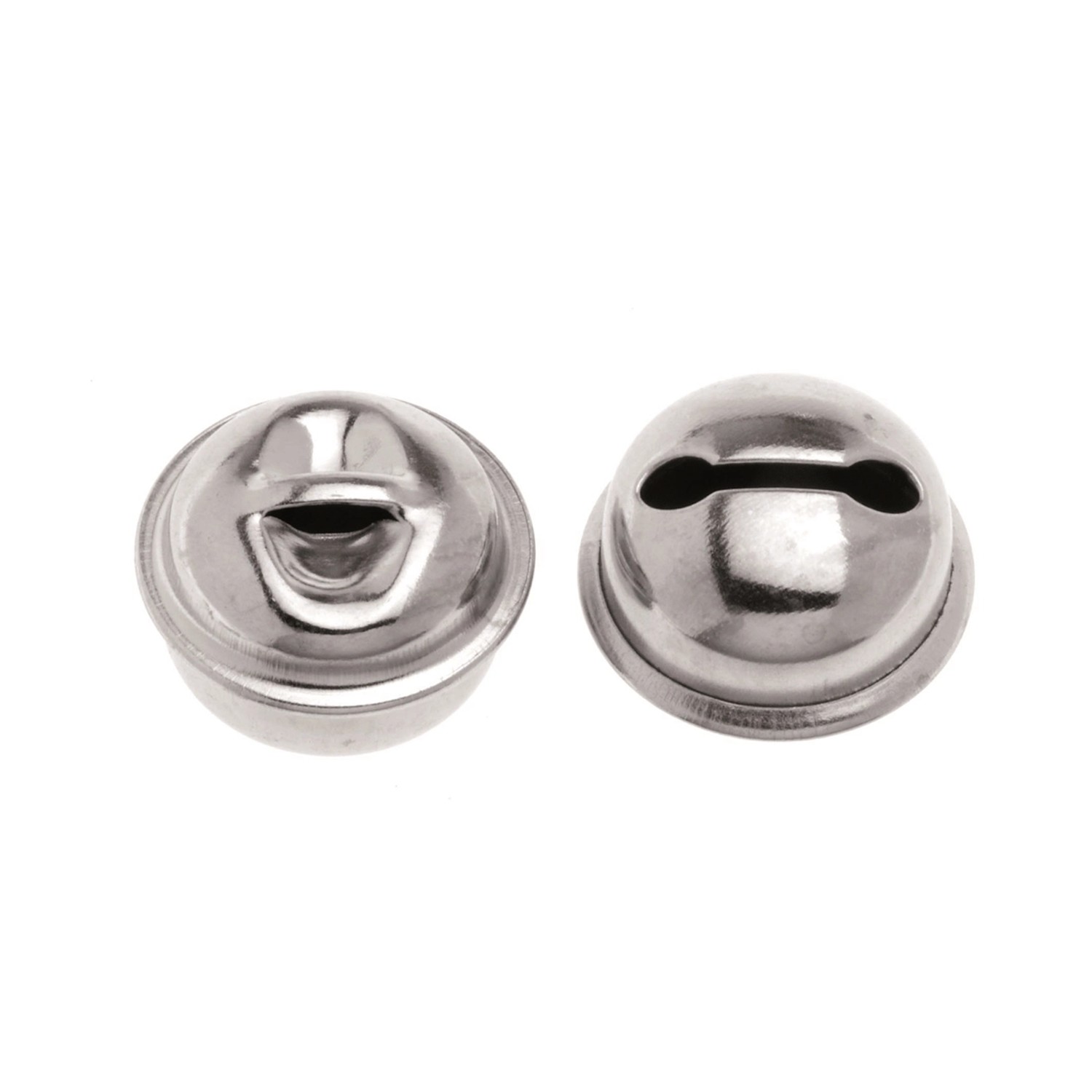Rollenglöckchen 12 mm Silberfarben