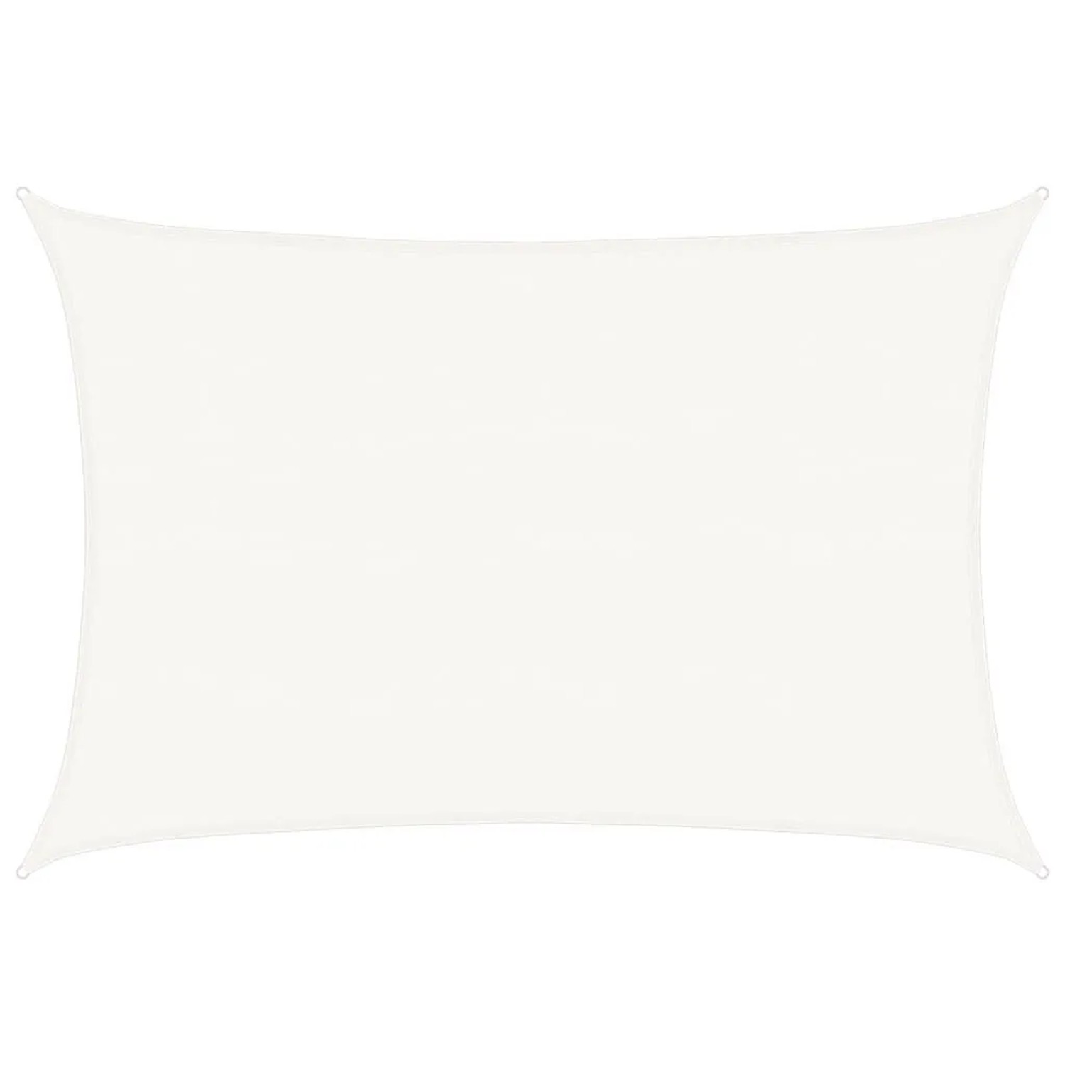 Furnicato Sonnensegel 160 G M² Weiß 5x6 M Hdpe