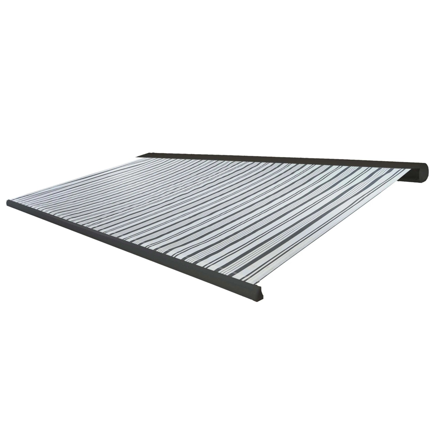 MCW Ersatz-Bezug für Markise H122 Polyester Grau-Weiß