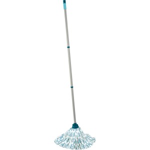 Leifheit Wischmop-Set Classic mit Eimer und Stiel, Reinigungsgerät für Böden.