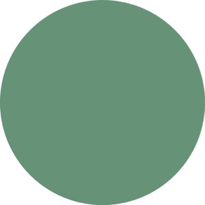 Farbfeld der Alpina Wandfarbe Pure Farben Rosmaringrün, matte Innenfarbe.