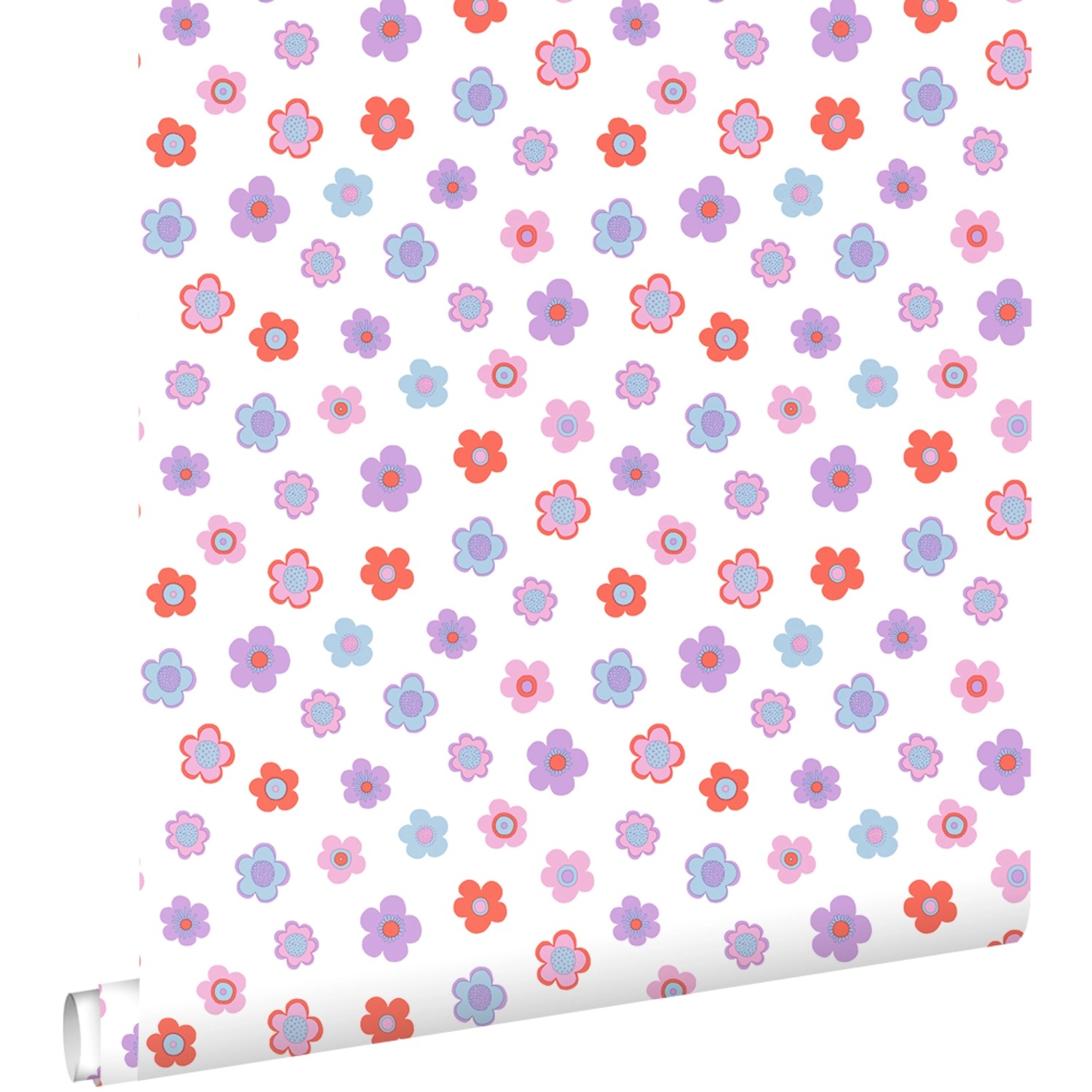ESTAhome Tapete Blumen Mehrfarbig 50 x 900 cm günstig online kaufen