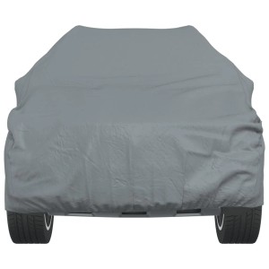 Graue vidaXL Autoabdeckung für SUV, Größe XL, aus Vliesstoff. Schutz vor Witterung.
