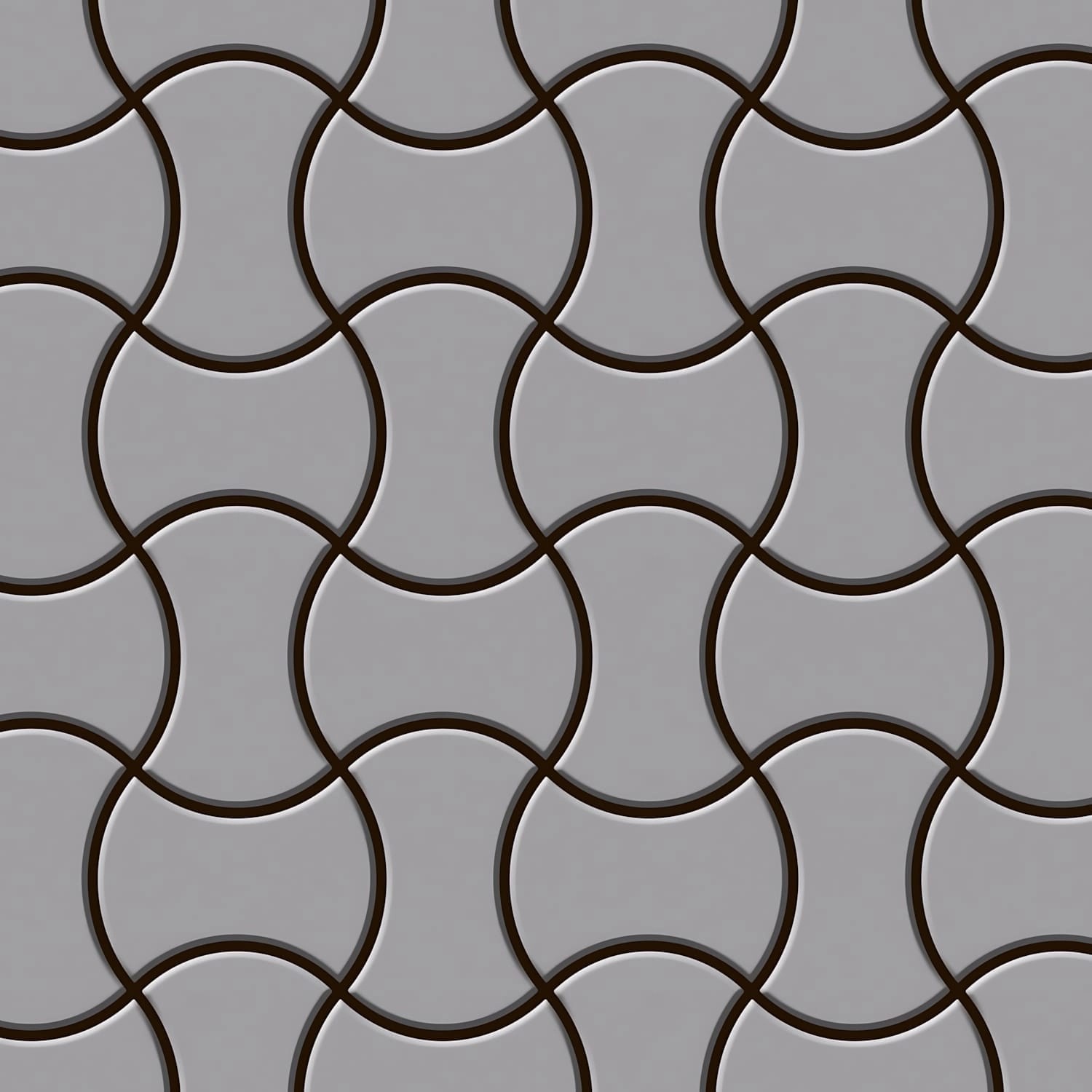 ALLOY Mosaik Fliese Massiv Metall Edelstahl Marine Hochglanz Grau 1,6mm Inf günstig online kaufen
