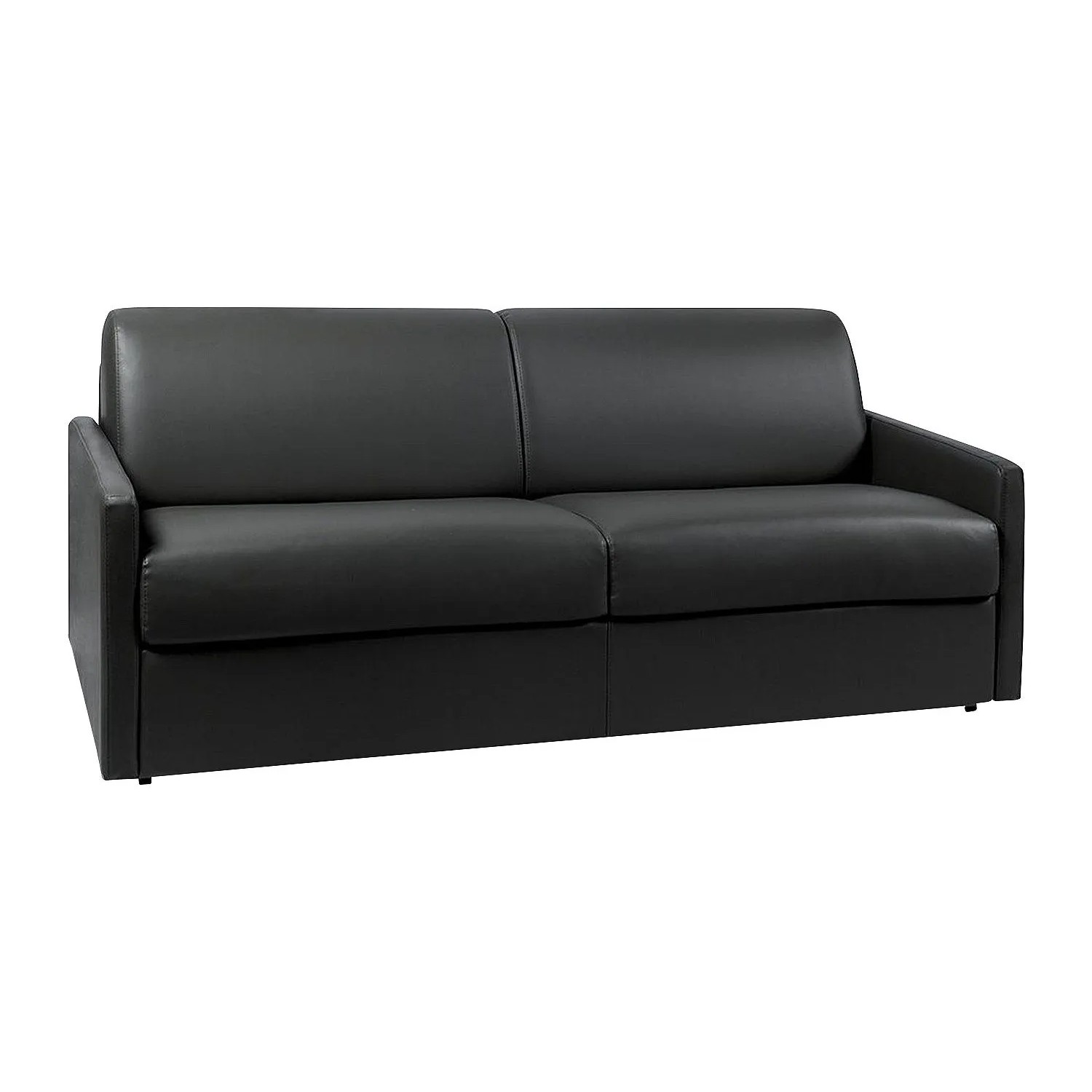 Vente-unique Schlafsofa Calife Schwarz 190 cm