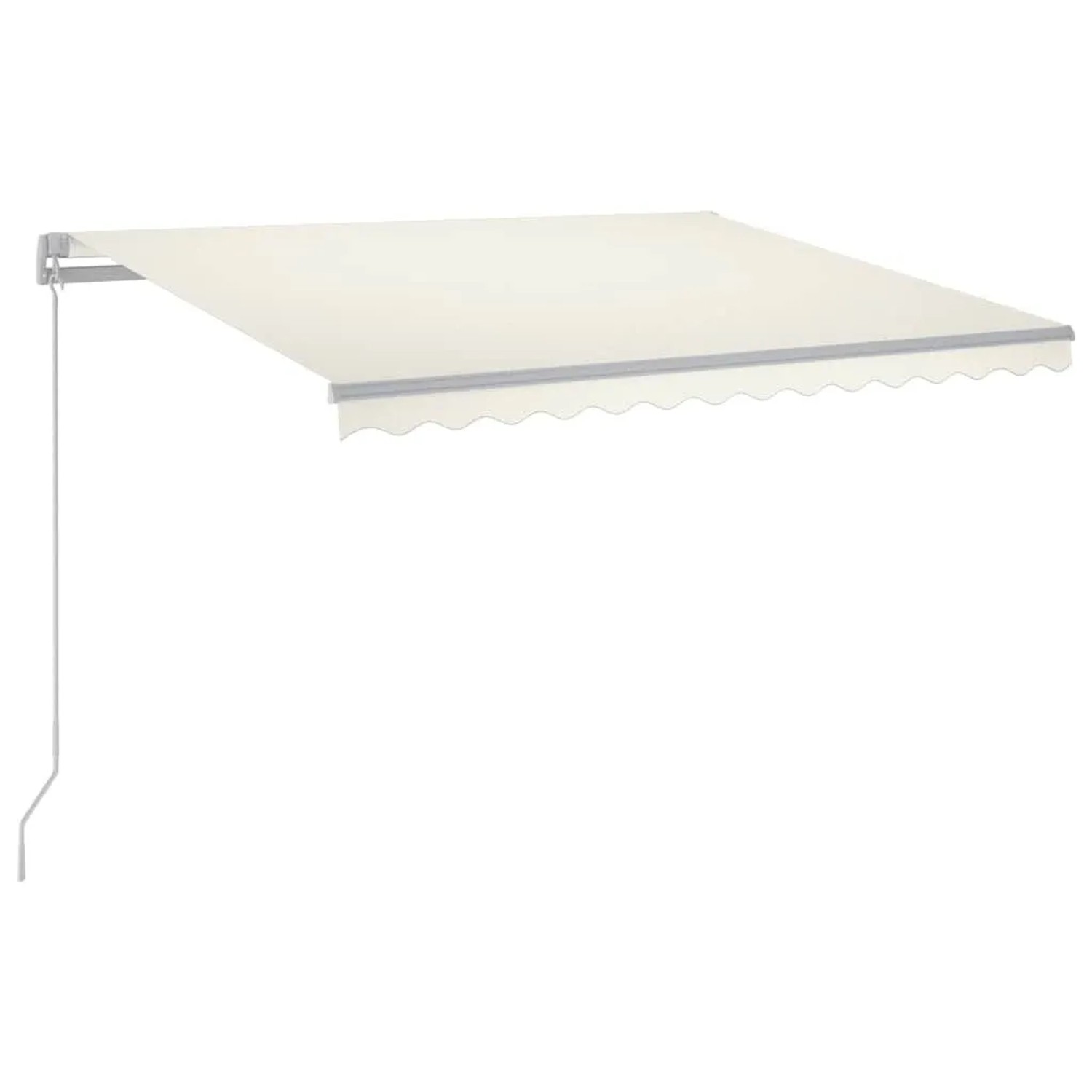 vidaXL Markise Manuell Einziehbar mit LED 300x250 cm Creme 3068862 günstig online kaufen