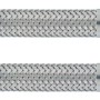 Flexibler Armaturen-Schlauchverbinder, 14,9 mm x 8 mm, 300 mm, aus Edelstahl, für Wasseranschlüsse.