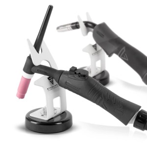 STAHLWERK Plasma Set: Brennerhalter, Rollwagen, Handschuhe und Zubehör für Löt- & Schweißgeräte.