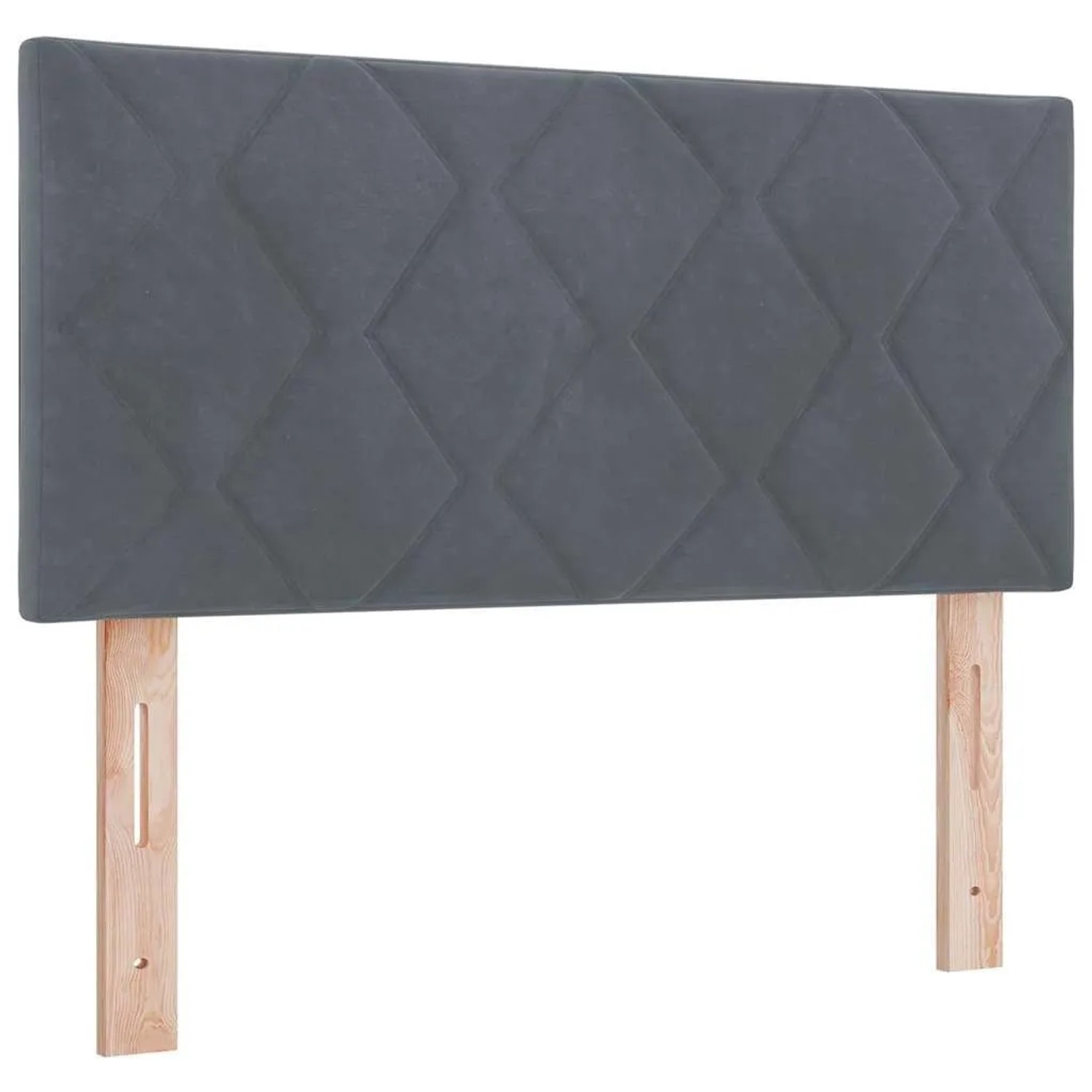 vidaXL Kopfteil mit Kopfteil Dunkelgrau 90 cm Samt 42007223