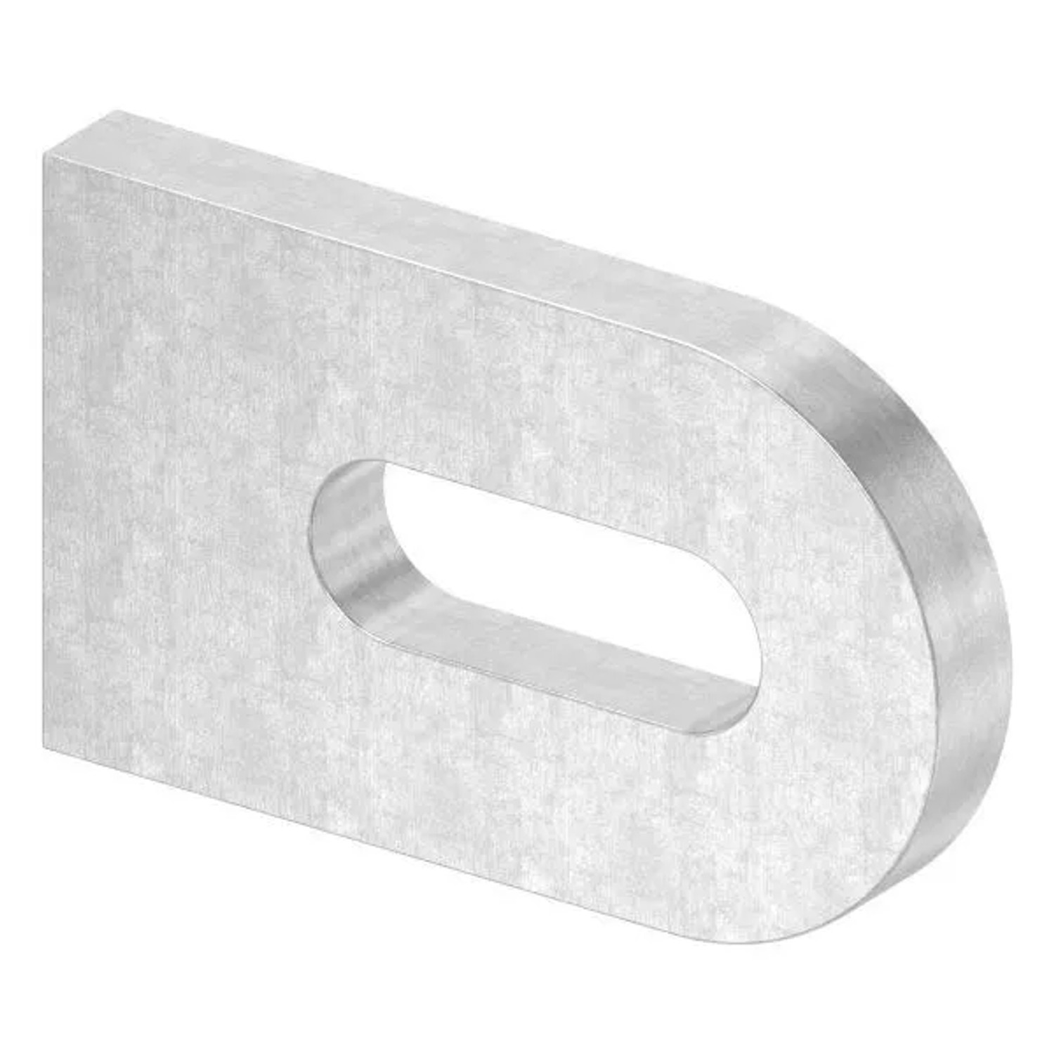 FeNau Anschweißlasche 50x30x6 mm Mit Langloch Ø 25x9 mm V2A