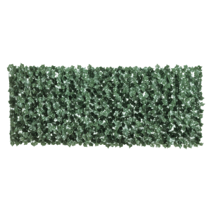 Outsunny künstliche Hecke, 240x100 cm, dunkelgrüne Kunstblätter für mehr Privatsphäre.