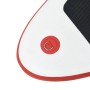 vidaXL Aufblasbares SUP-Board mit Segel Set Rot und Weiß 92209_8