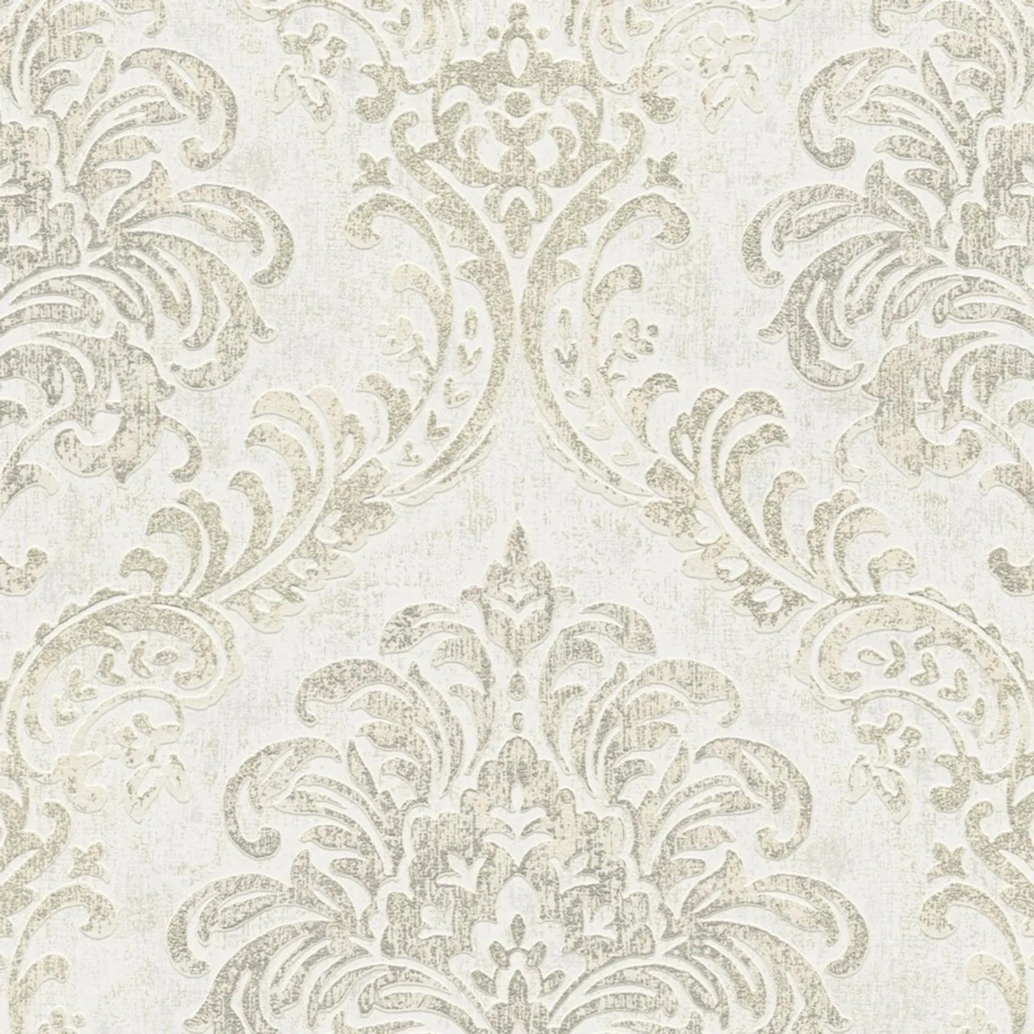 Tadessi Tapete Ornament M1-No.4347 Vliestapete in Weiß