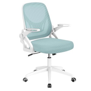Costway Bürostuhl Ergonomischer Schreibtischstuhl 360° Drehstuhl Blau