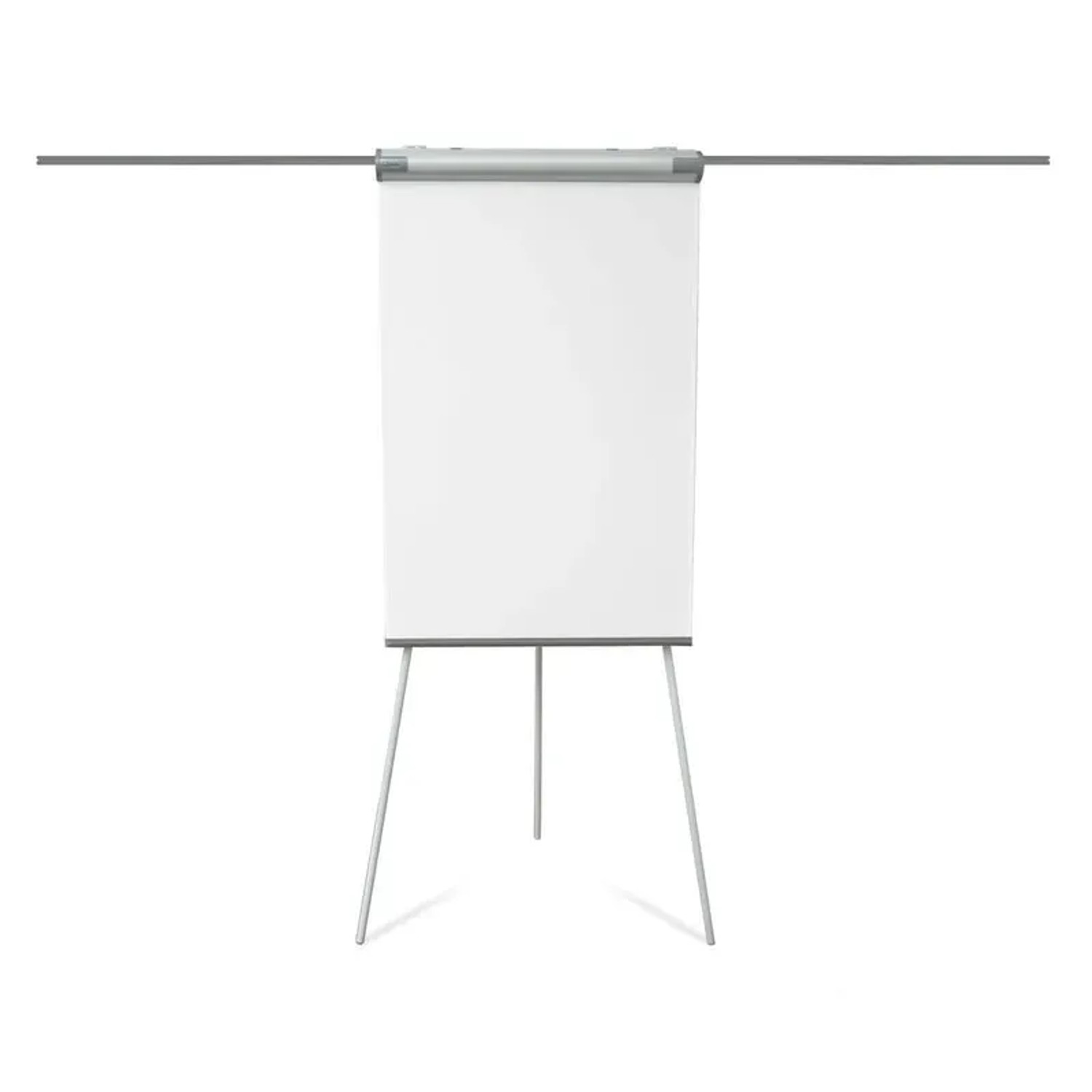 Klappbares KARAT Flipchart Coyote PRO mit Dreibein Stativ und Seitenarmen, ideal für Präsentationen.