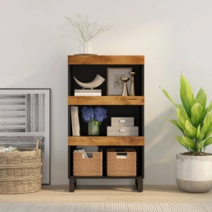 vidaXL Beistellschrank 60x33x107 cm Massivholz Mango 352892