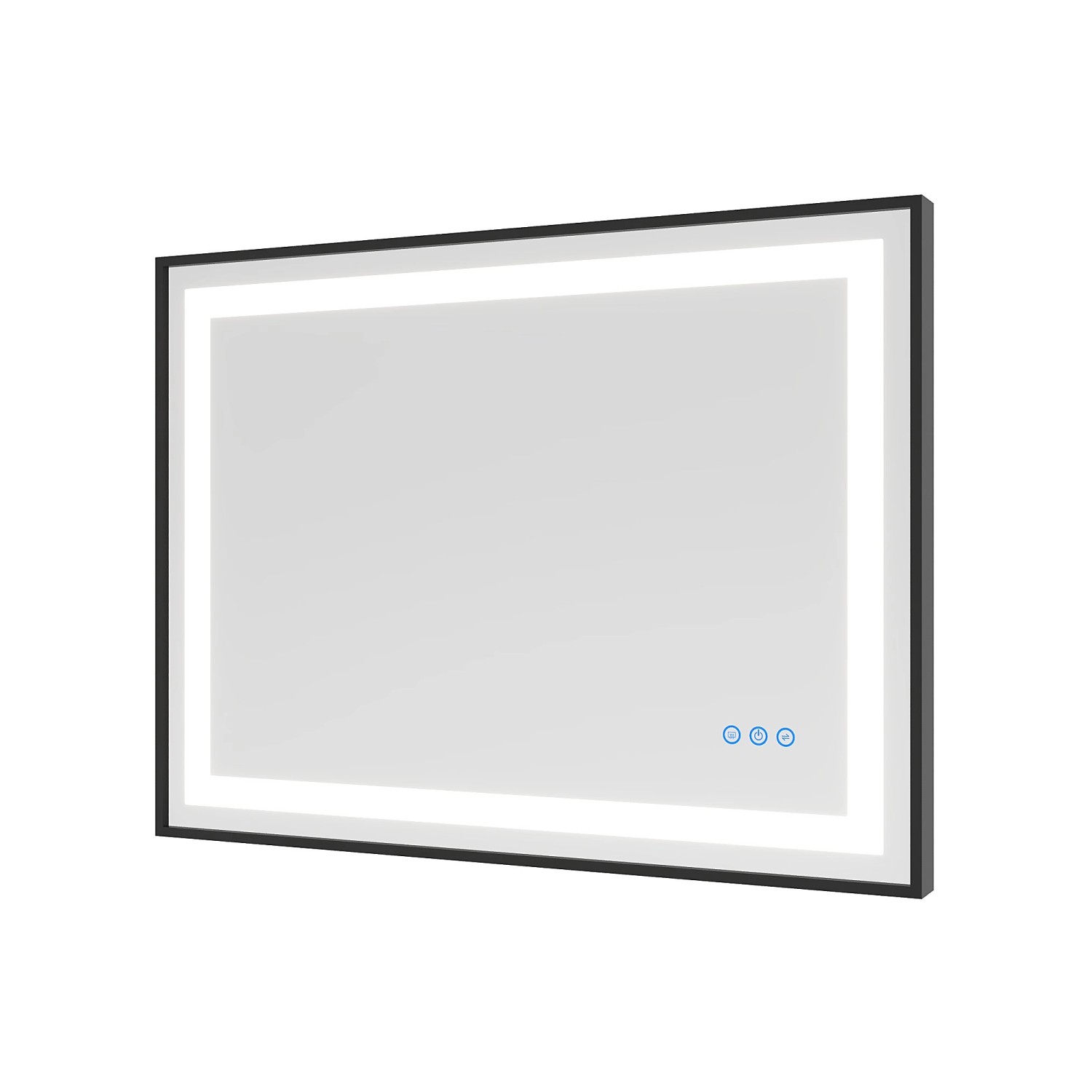 Aquabatos LED Badspiegel 80 x 60 cm Spiegel mit Beleuchtung Kaltweiß Warmwe günstig online kaufen