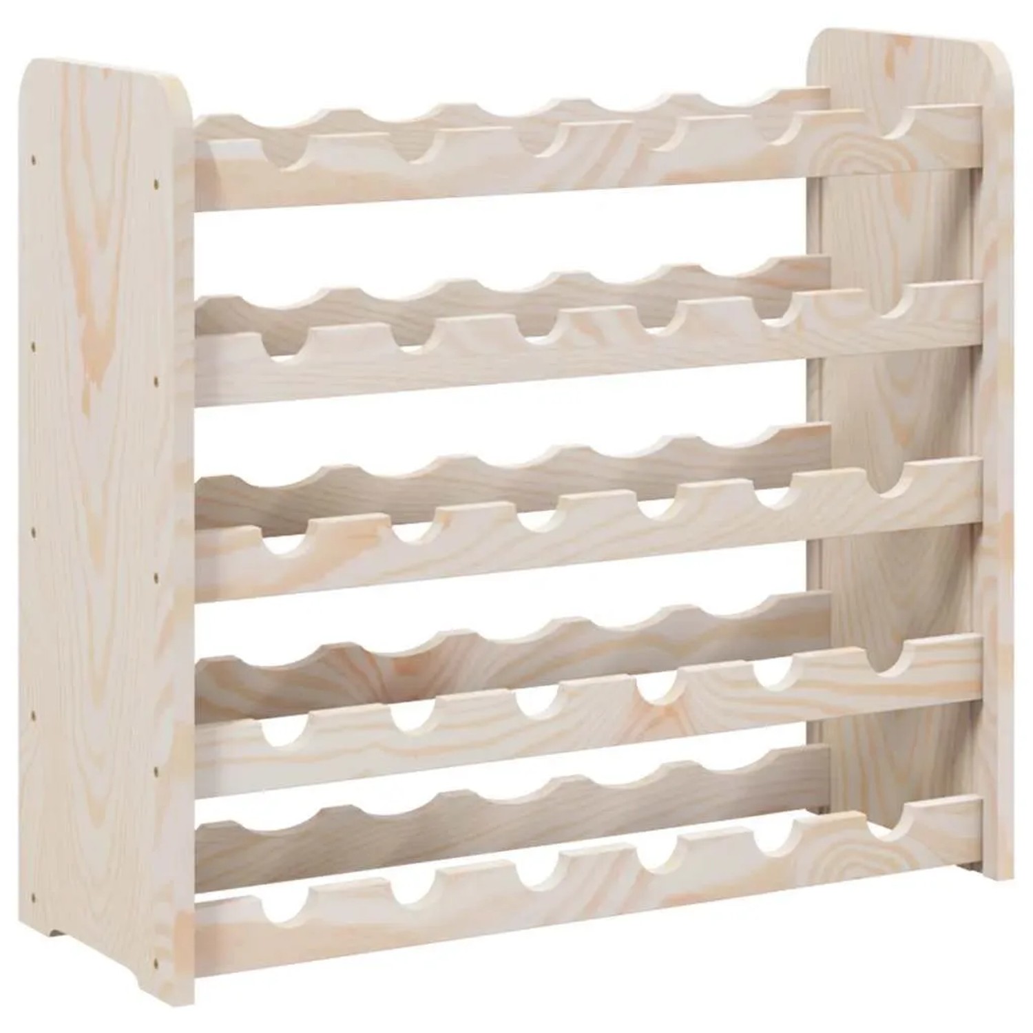 vidaXL Weinregal 67,5x25x60 cm Massivholz Kiefer 4007557