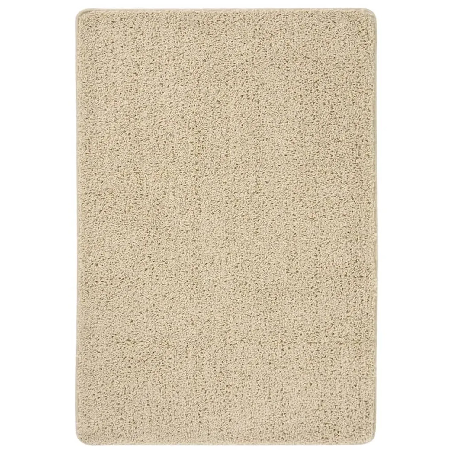 vidaXL Shaggy-Teppich Creme 160x230 cm Rutschfest 340390