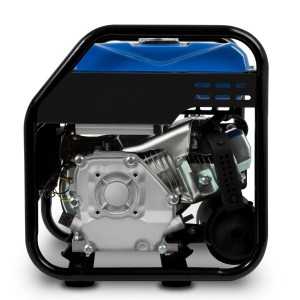 EBERTH Inverter Stromerzeuger, 3200W, mit blauem Tank und schwarzem Rahmen.