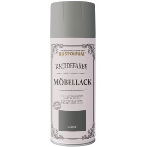 Rust-Oleum Kreidefarbe Möbellack Spray Graphit, 400ml Dose.