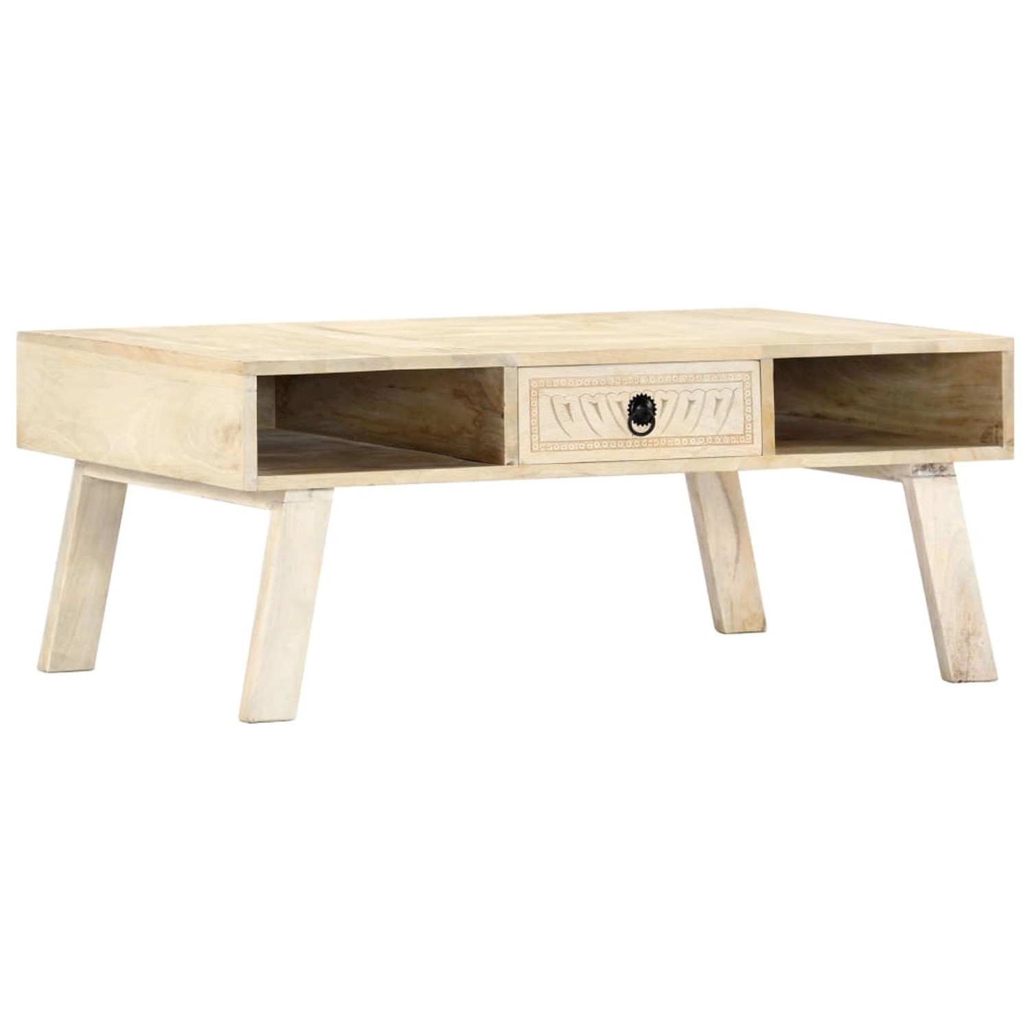 vidaXL Couchtisch 100×60×40 cm Mango Massivholz 282868 günstig online kaufen