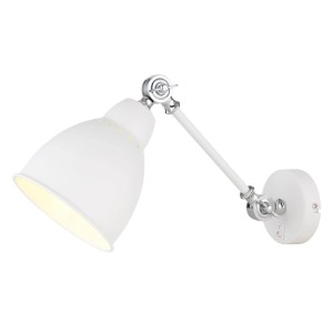ARTE LAMP Wandleuchte Innen Weiße Metall Lampenfassung LED Wandlampe Für Modernes Zuhause Oder Büro