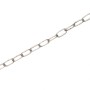 Zierliche Eisendraht-Kette, 2 mm, als Meterware für Deko und Bastelarbeiten.