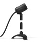 Oase LunAqua Connect M Solo: Schwarzer LED-Spot mit Erdspieß für Teichbeleuchtung.