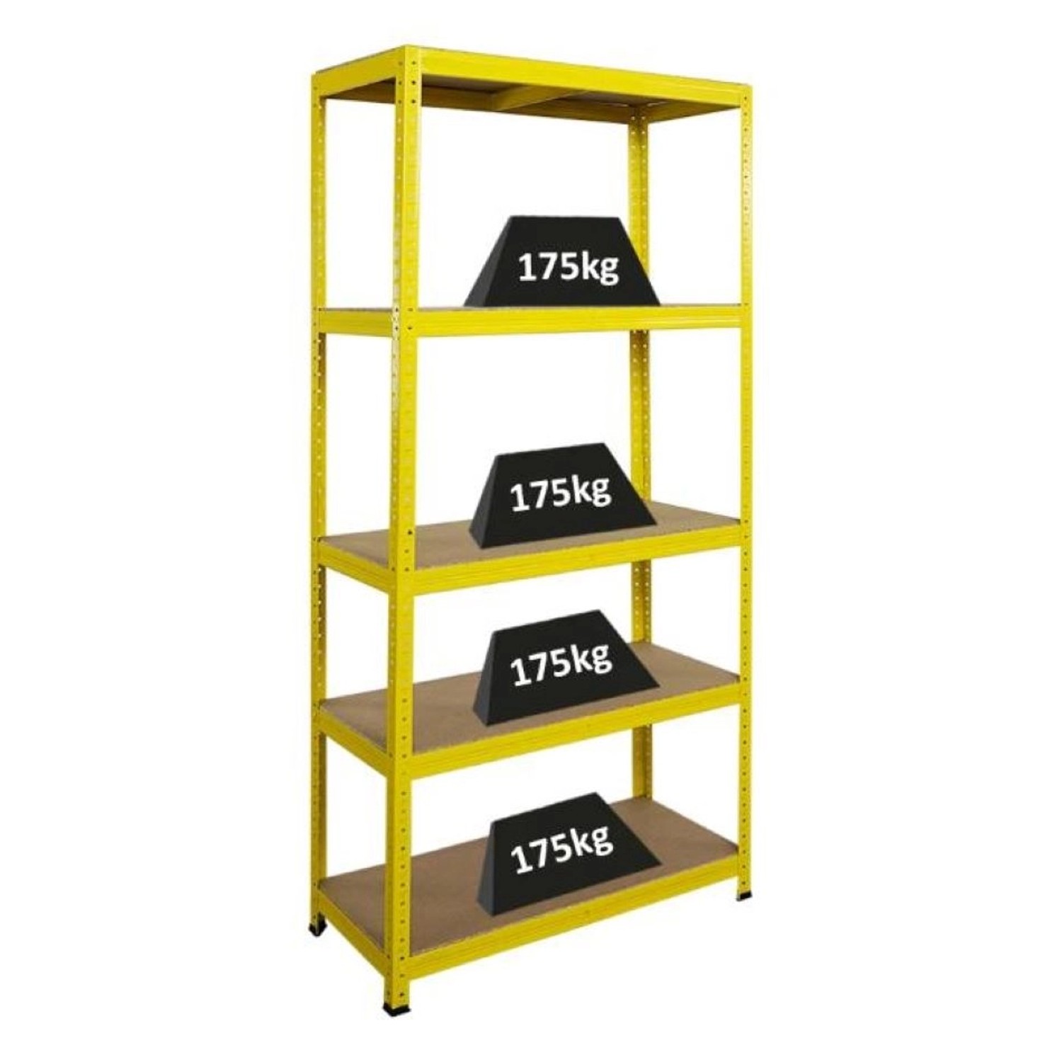 PROREGAL Schwerlastregal YELLOW BEE HxBxT 180x90x40cm Fachlast 175kg 5 Eben günstig online kaufen